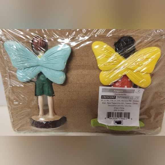 4 Sets of Target Bullseye Minature Fairy Angle Figures - Picture 4 of 4